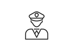 Smiling woman in professional office setting.
